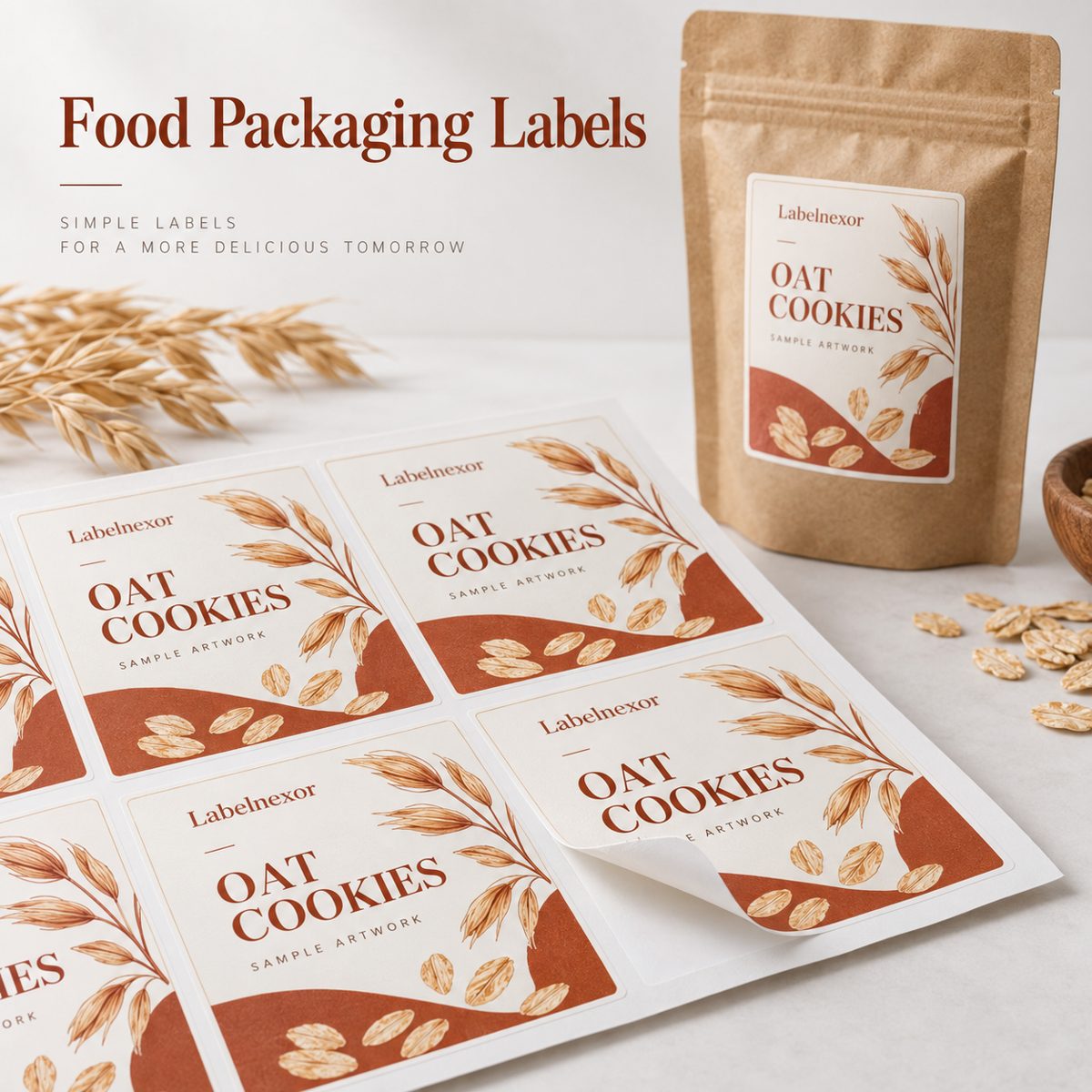 食品不干胶标签