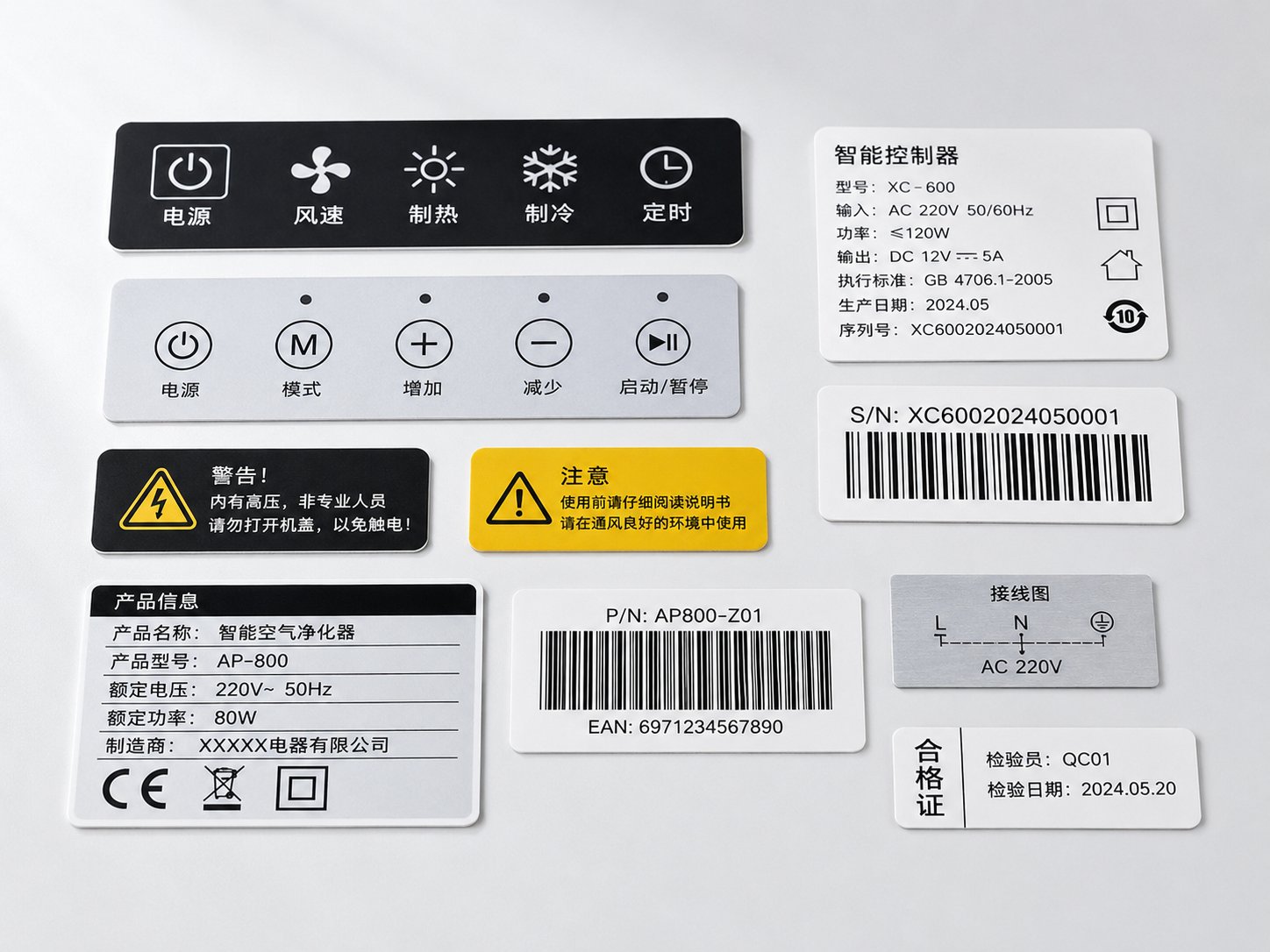 电子电器标签