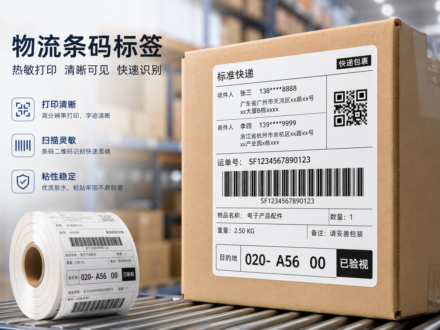 物流条码标签